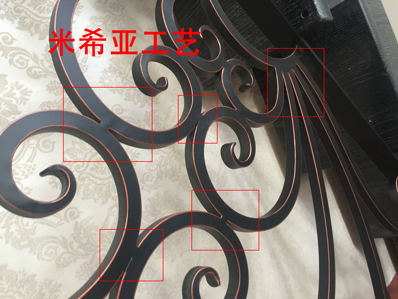 表面處理對(duì)比